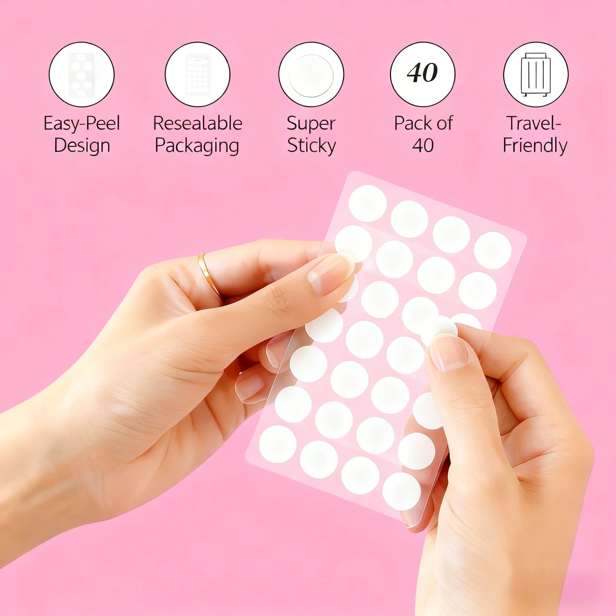 200/400/800 Pieces HITWORKER Hydrocolloid Acne Patches - Invisible, High-Quality Pimple Stickers with Salicylic Acid & Tea Tree