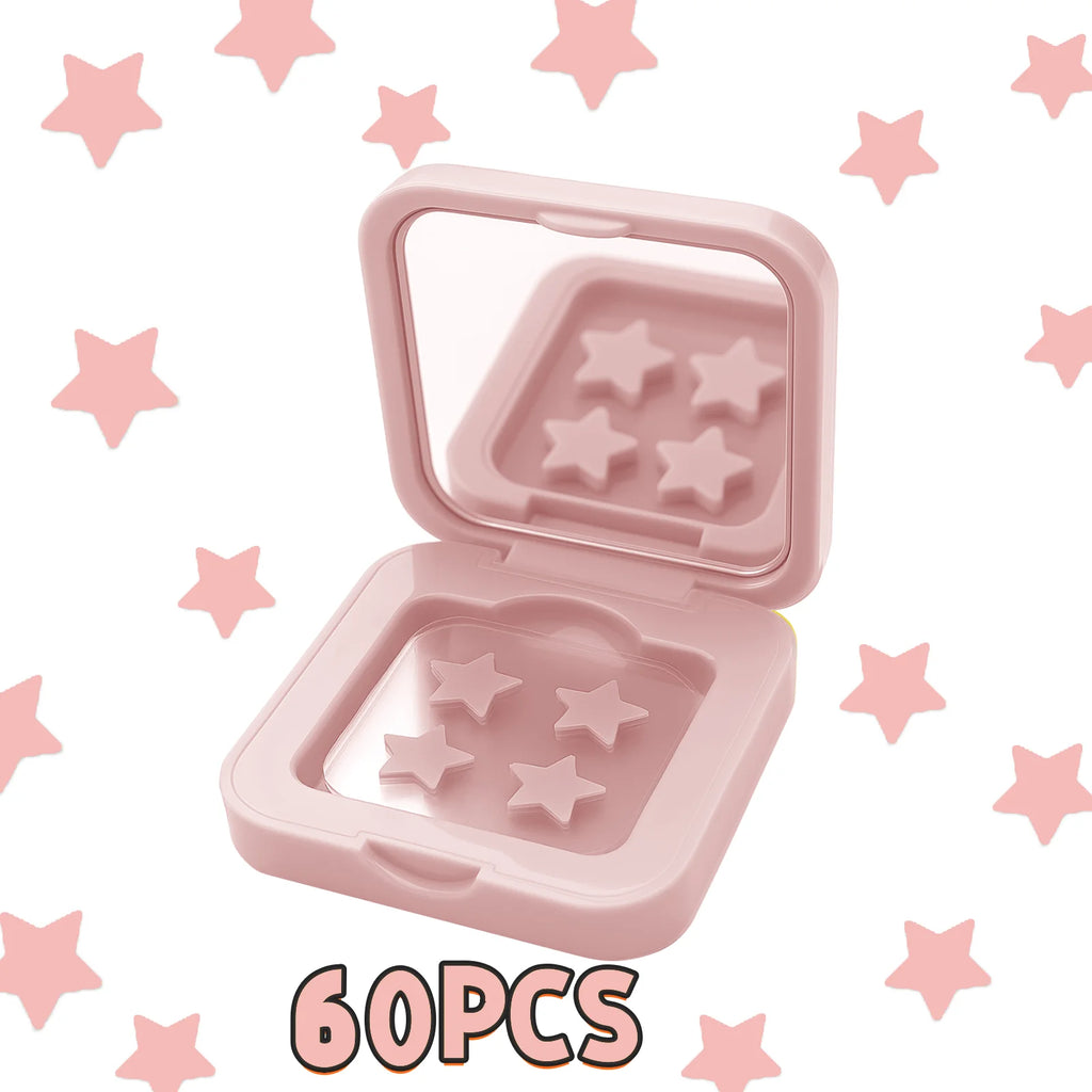 60 Acne Patch, Alcohol and Fragrance Free, Covering Acne and blemishes, Facial and Skin Spot Patch, Luxury Makeup Mirror