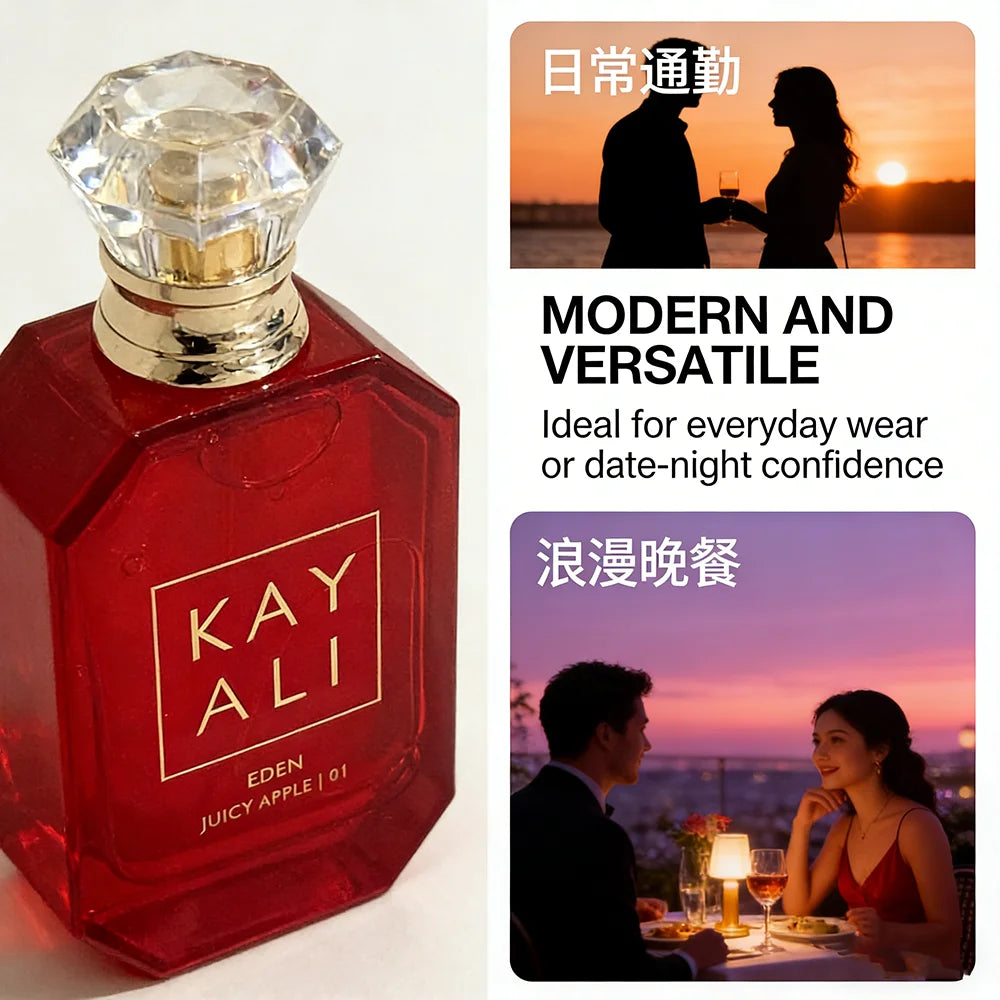 KAYALI Eden Juicy Apple 01 Long Lasting Eau De Parfum Spray 100ml Premium Scented Perfume for Women