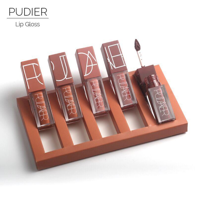 5pcs/set Pudaier Sexy Lipgloss Pumpkin Color Series Liquid Waterproof